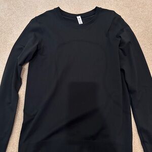 Lululemon Athletica Black long sleeve relaxed swiftly tech Top